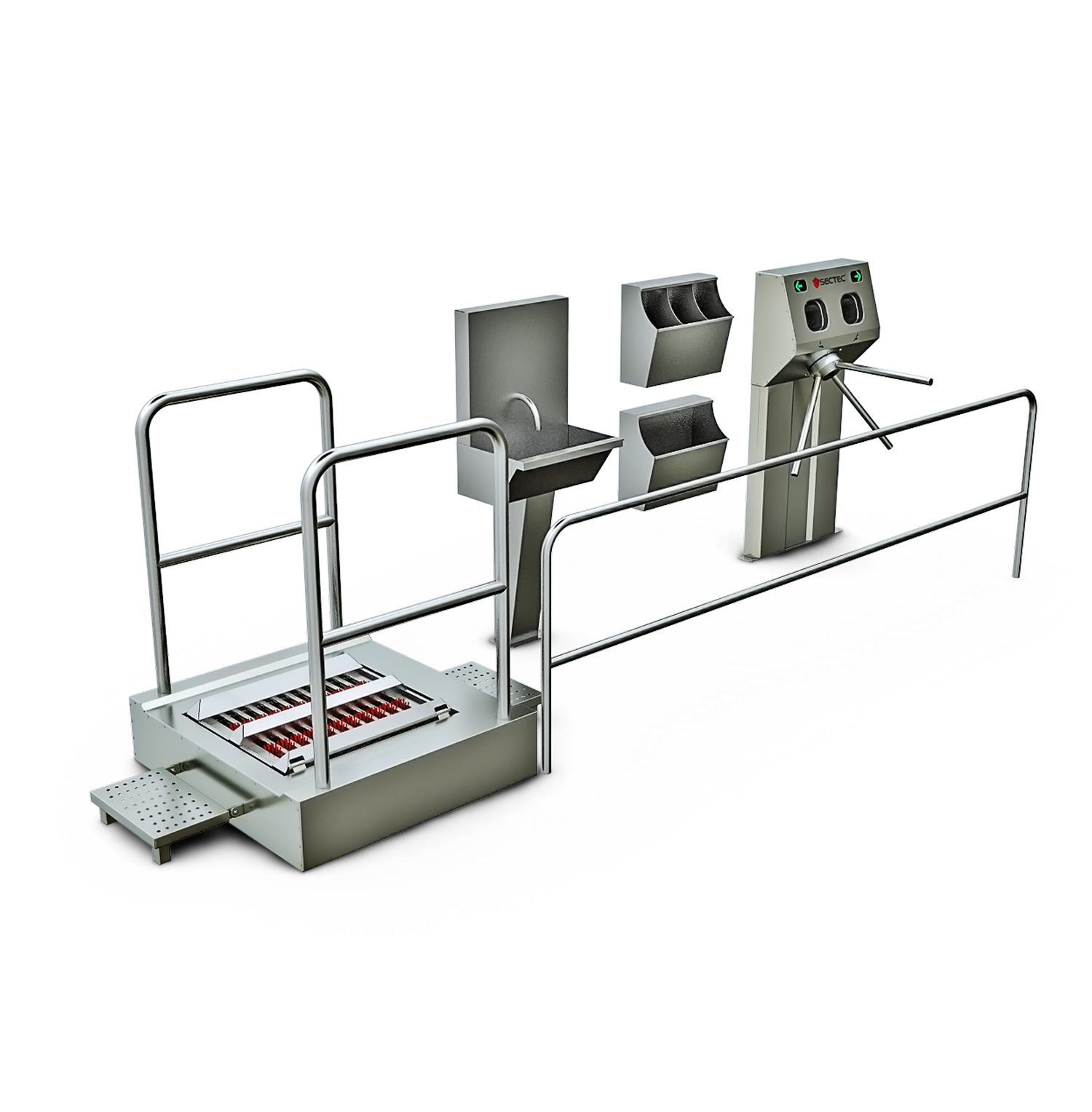 Hijyen Bariyeri - AISI 304 Demonte